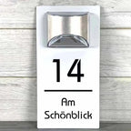Solar House Address Sign Light