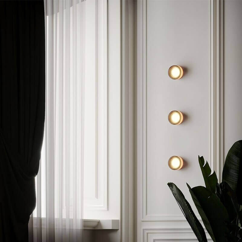 Futuristic and unique solid Plexiglass wall lamp