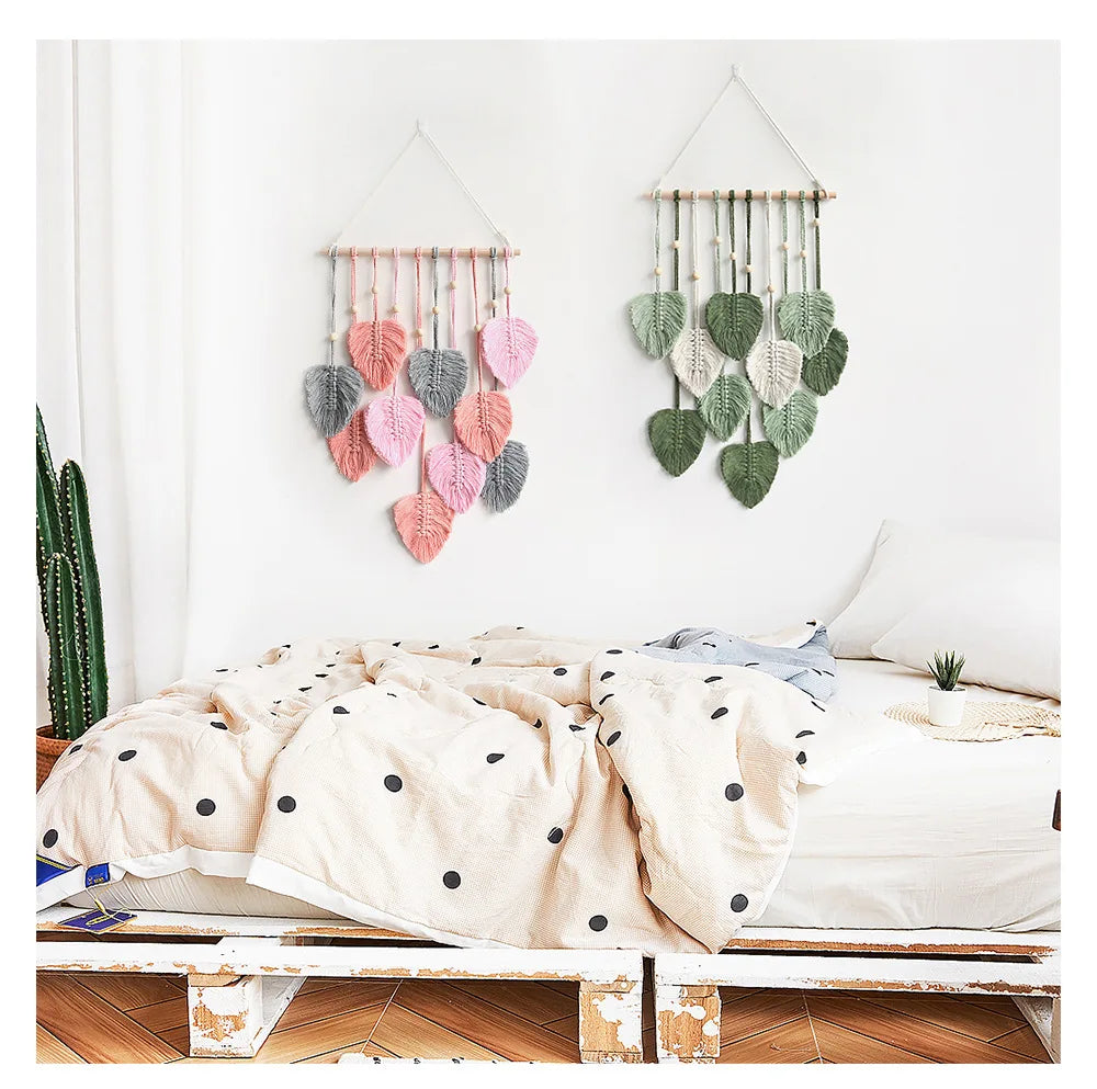 Blatt Macrame Wall Hanging
