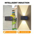 Solar Wall Light SolaraBeam Flex | Warm White | IP65 Waterproof | Adjustable Light Angle