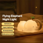 LumiDum LED Night Light | Soft Silicone | 3 Brightness Levels | Portable & Rechargeable | 17.7 × 9.1 cm