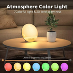 Sunrise Simulation Wake-Up Alarm Clock with Night Light & FM Radio