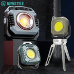 TektorBeam Work Light LED 1500 Lumens | Rechargeable & Magnetic | Steplessly Dimmable | IP66 Waterproof