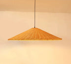 Scandinavian LED Pendant Lamp Made of Bamboo