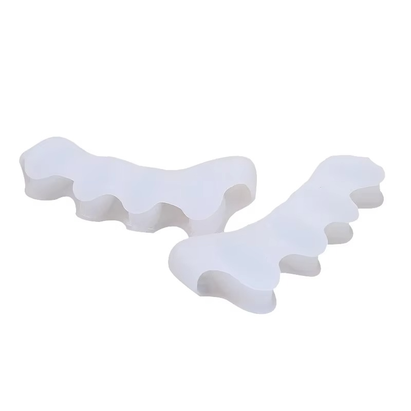 Soft Silicone Toe Separators for Bunion Relief and Alignment, 1 Pair