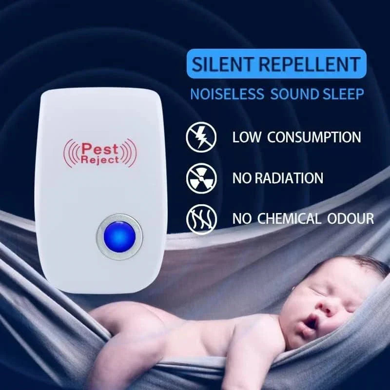 Pest control, ultrasound, mice, cockroaches, insects, rats, spiders, mosquitoes, pest control, household, unwanted animals
