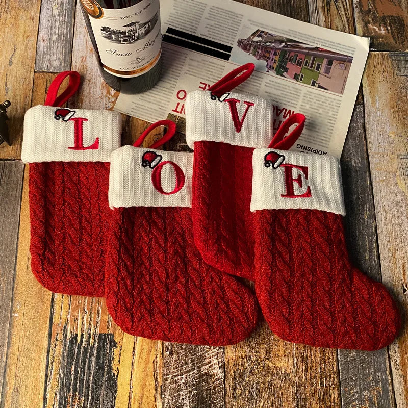 Christmas Socks Decoration – Stockings for Hanging for Festive Decoration