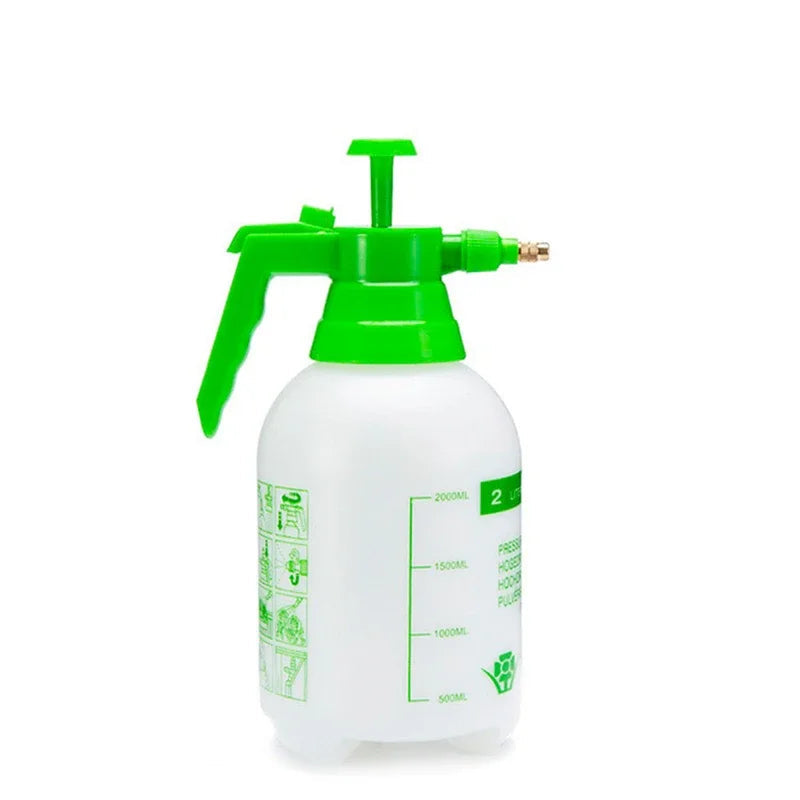 GreenMist Spray Bottle | 2 L Volume | Adjustable Nozzle | Hand Pump for Garden & Houseplants