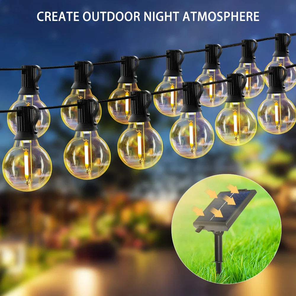 Elegant Solar Bulb String Lights