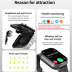 2 in 1 Smartwatch With Earbuds