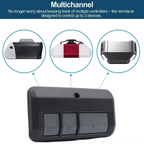 Universal Garage Door Remote Opener Compatible with 315MHz and 390MHz Systems