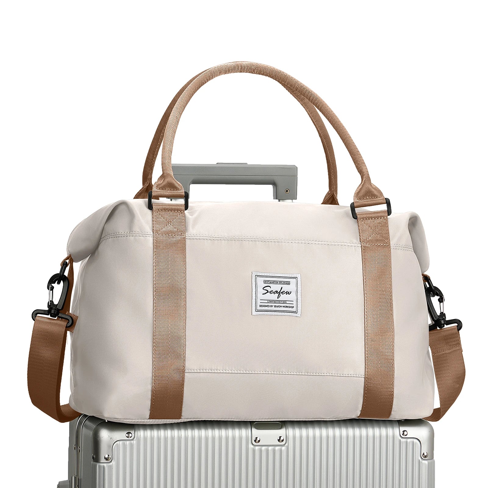 Aerovigo Travel Bag Hand Luggage 40x20x25 | Large Capacity | Weekend Bag for Short Trips | Flight Compliant Cabin Bag