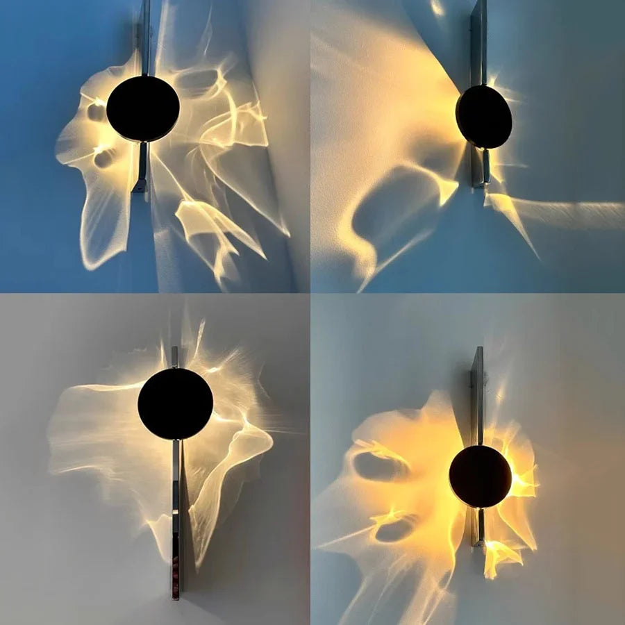 Modular Glow Projection Modern Wall Light