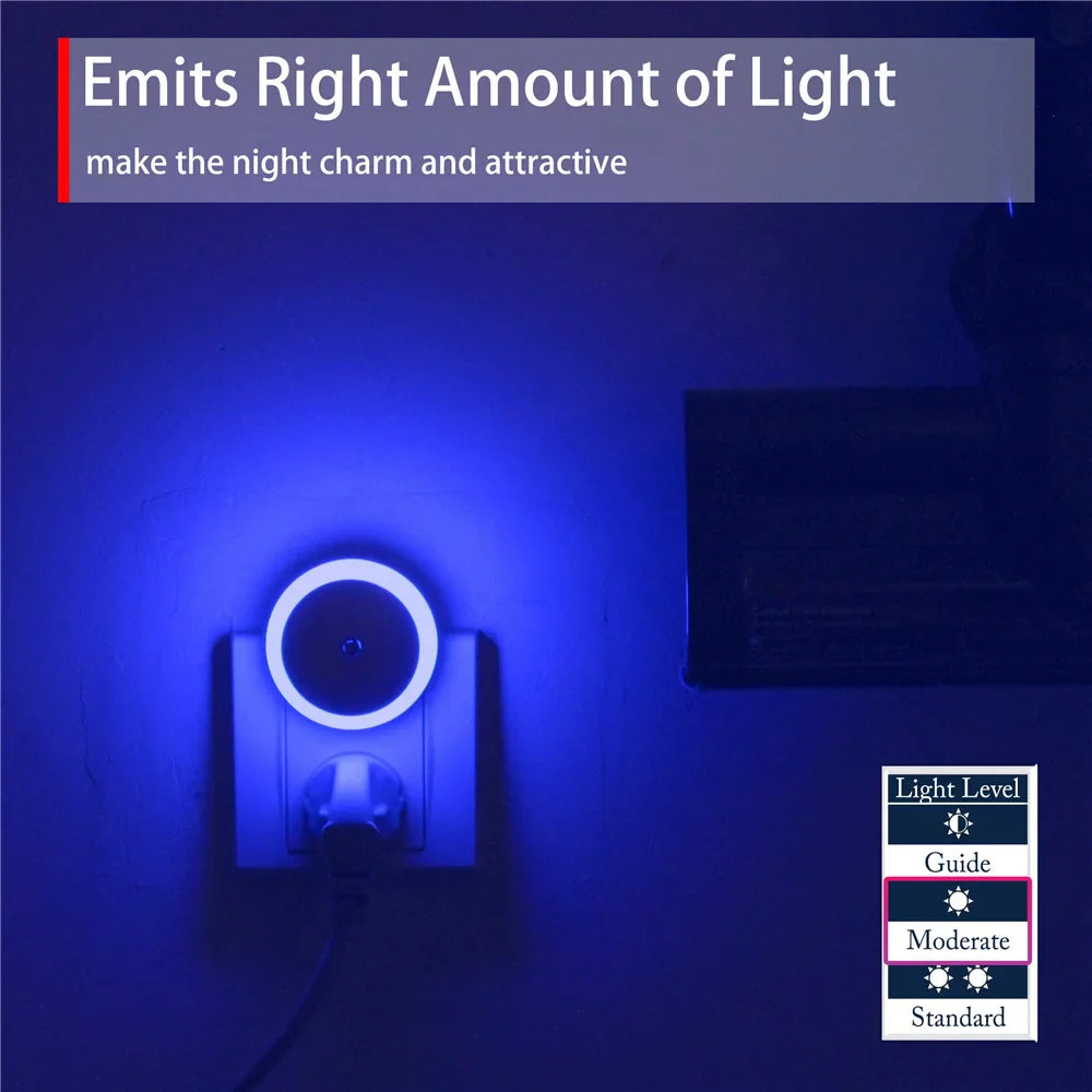 NOXORA LED night light | Twilight sensor & automatic dimming | Plug-in light | Warm white