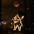 Luminova | LED Window Light Christmas | Bell · Snowman · Star | Battery Operated & with Suction Cup | Warm White | Window Decoration
