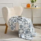 Smiley Checkered Blanket