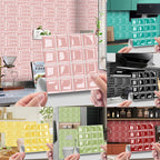 DecoMosaic 3D Mosaic Wall Tile Stickers
