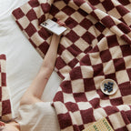 Plain Checkerboard Throw