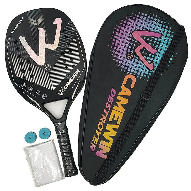 ProCarbo Grip – Beach Tennis Racket made of 3K Carbon