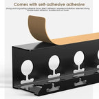 CableFixx Cable Channel | Self-adhesive & Durable | For organization under the desk
