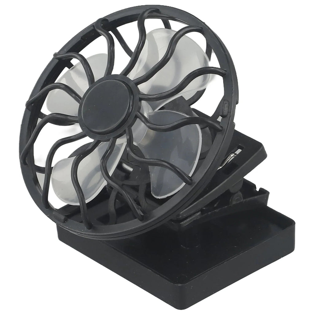 Solar-Ventilator SunBreeze ClipFan | Mini-Clip Fan with Solar Panel | For Outdoor Activities, Travel & Sports | Hands-Free Cooling