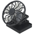 Solar-Ventilator SunBreeze ClipFan | Mini-Clip Fan with Solar Panel | For Outdoor Activities, Travel & Sports | Hands-Free Cooling