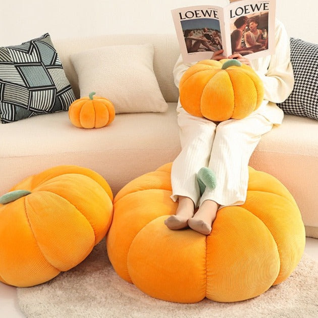 Fluffy Pumpkin Cushion