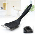 Bravura Grill Brush | 3-in-1 Stainless Steel Bristles | For Gas & Charcoal Grills