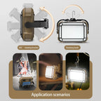LumoLite Pro | Solar-powered Work Light | 3 Lighting Modes | Compact & Flexible