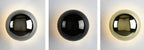 AuroraLume – Nordic Wall Lamp in Aluminium and Acrylic