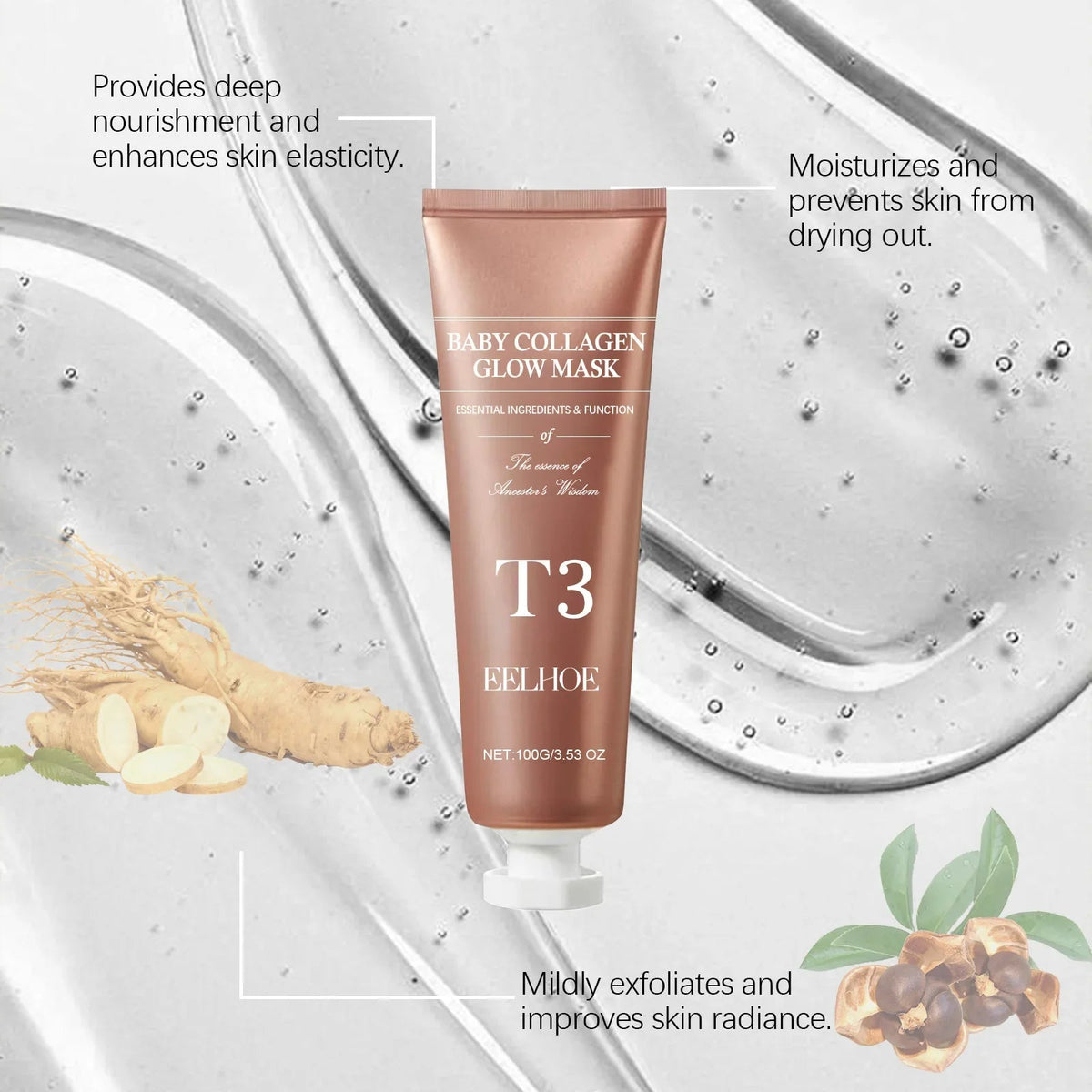 Korean Glass Skin Collagen Glow Mask