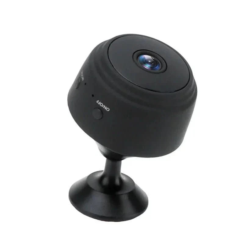Compact security camera with night vision & app control