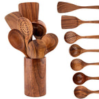 EcoWood – Luxurious cookware set made of wood with storage bucket
