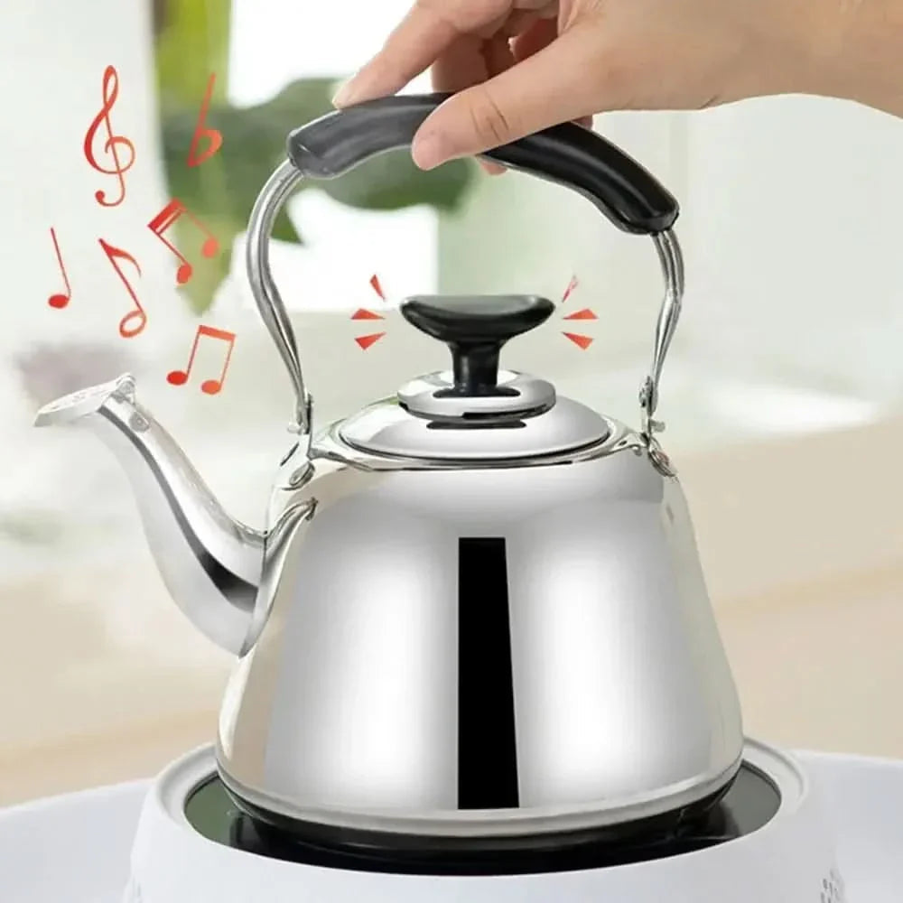 Stainless Steel Stovetop Kettle – Whistling Tea Kettle