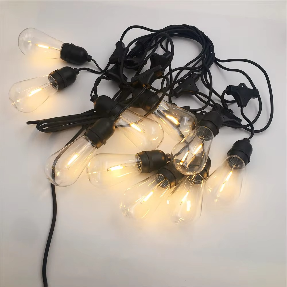 Waterproof LED Edison Outdoor String Lights for Gardens, Patios & Parties