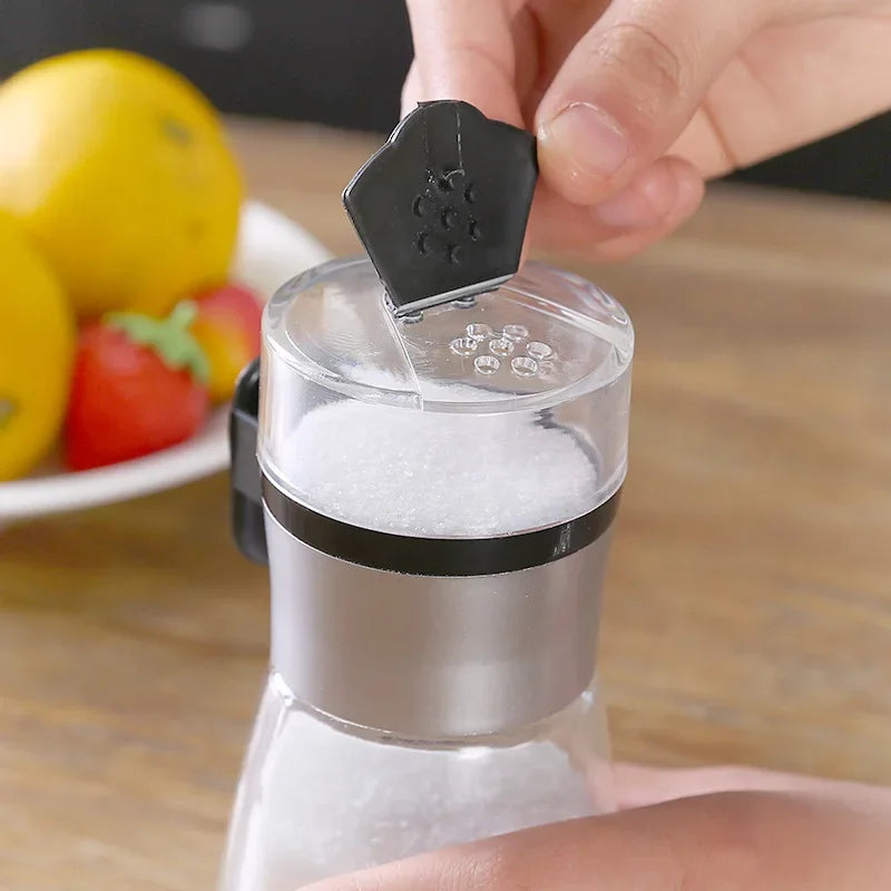 Elegant push dispenser that makes serving spices easier
