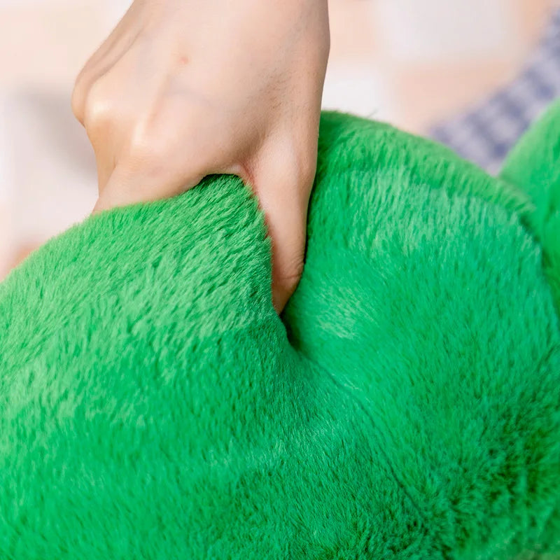 Fluffy Flower Cushion with Eyes