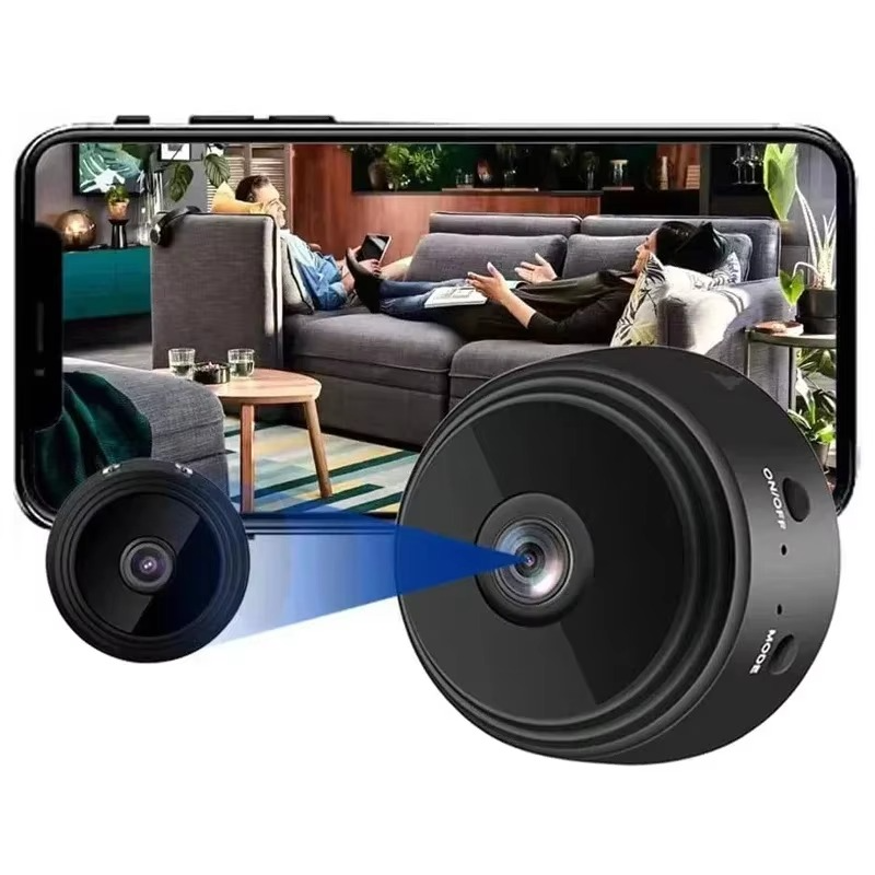 Compact HD 720P Wireless Mini Smart Security Camera with Mobile Monitoring