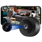 Compact HD 720P Wireless Mini Smart Security Camera with Mobile Monitoring