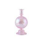 Ribbed Glass Candleholders - Mermaid