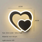 HeartGlow Wall Lamp - Modern LED Lighting