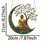 Acrylic Sun Catcher ZenLight | 2D Buddha Decor | Window & Home Accessory | Spiritual Room Design