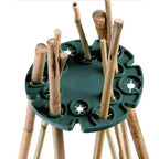 Plant support ring for bamboo poles – Stable climbing aid for tomatoes and climbing plants