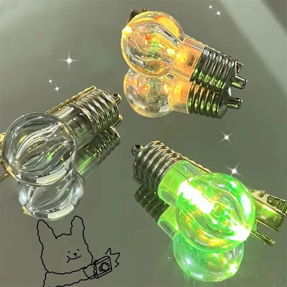 Luminous Light Bulb Party Hairpin