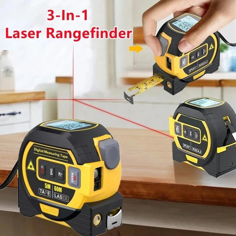 Steel Laser Measuring Ruler