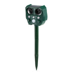Solar Ultrasonic Animal Repeller with PIR Sensor and Flashing Light – GuardPet