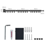 out clothes horse - Wall-mounted aluminium clothes dryer