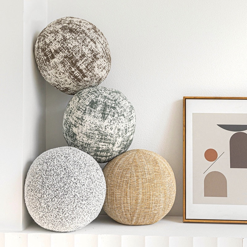 Woven Globe Cushion