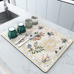 Draining Mat | Super absorbent, non-slip & unique design