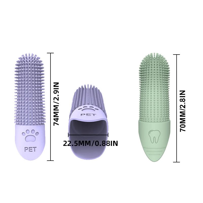 360° Finger Toothbrush for Dogs & Cats